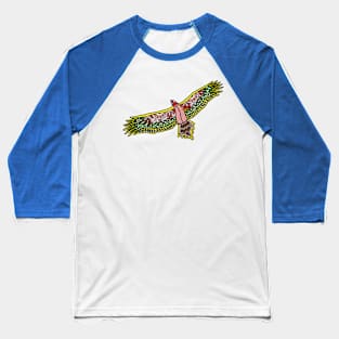 Aboriginal Art - Eagle Baseball T-Shirt